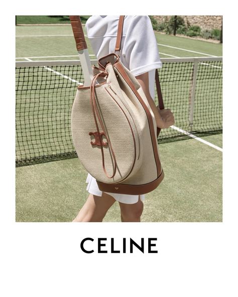 celine cuir triomphe tennis bag